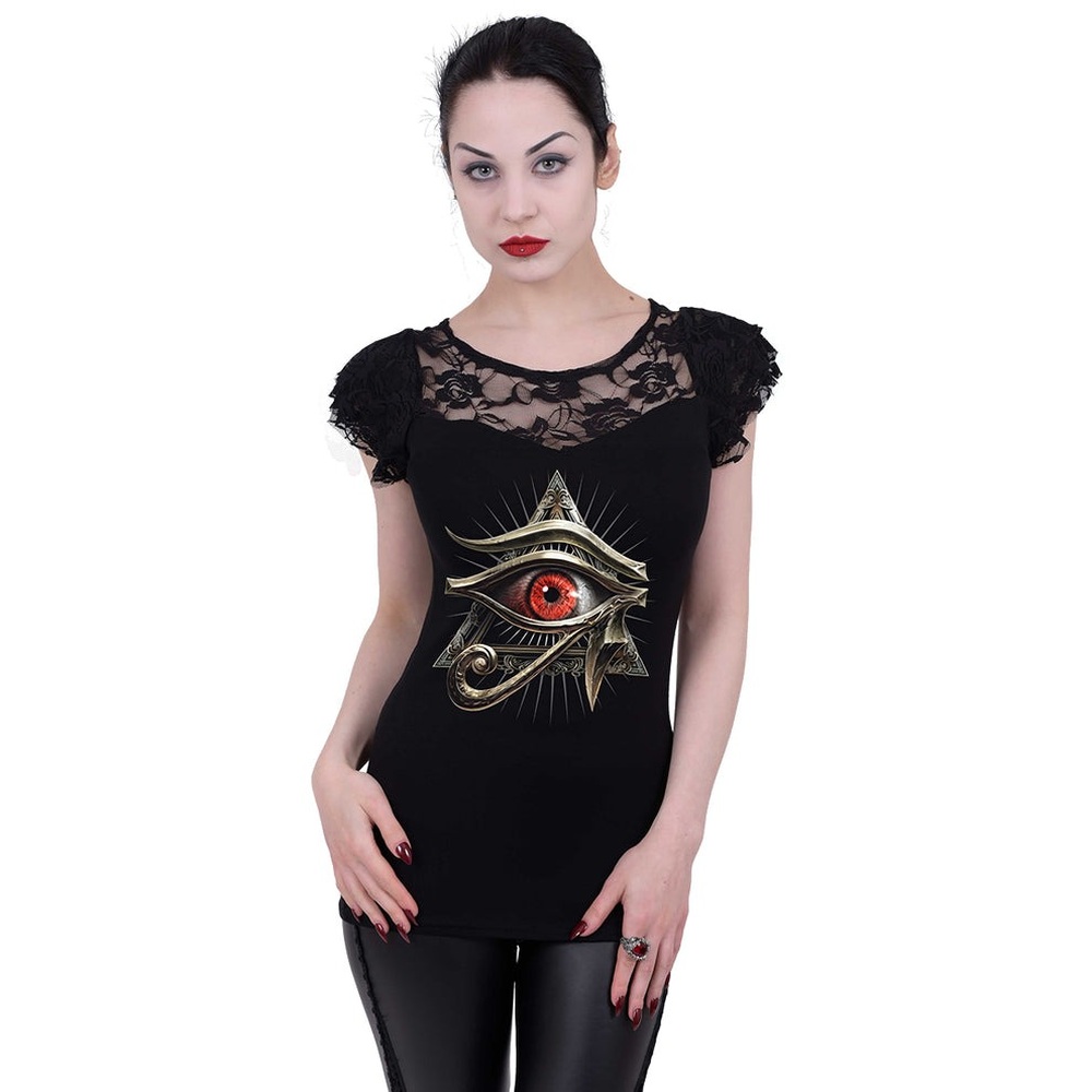 Spiral - Evil Eye Top - Schwarz